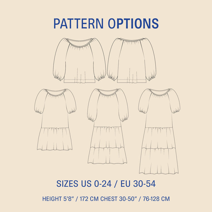 Moira blouse Sewing Pattern