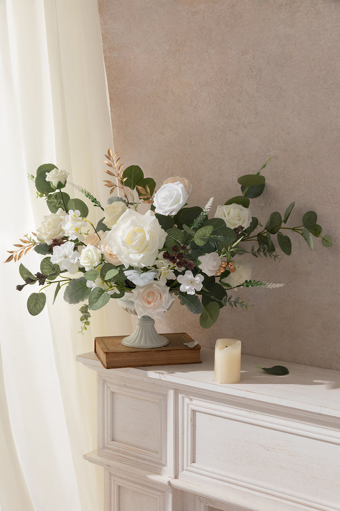 White & Green Designer Flower Boxes - Image 6